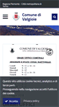 Mobile Screenshot of comune.valgioie.to.it